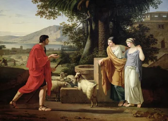 Jakob med Labans döttrar, 1787